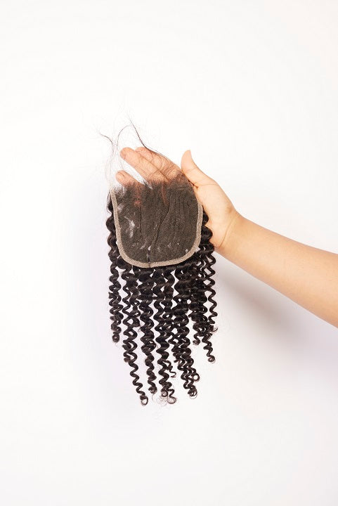 HD 5*5 Asian Kinky Curly Closure