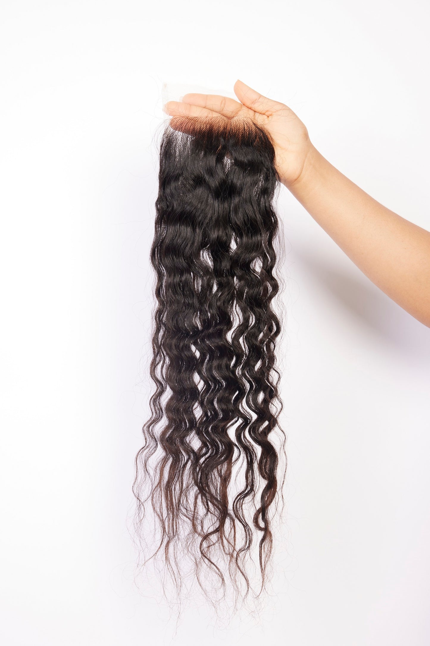 HD 5*5 Natural curly - Indian Closure