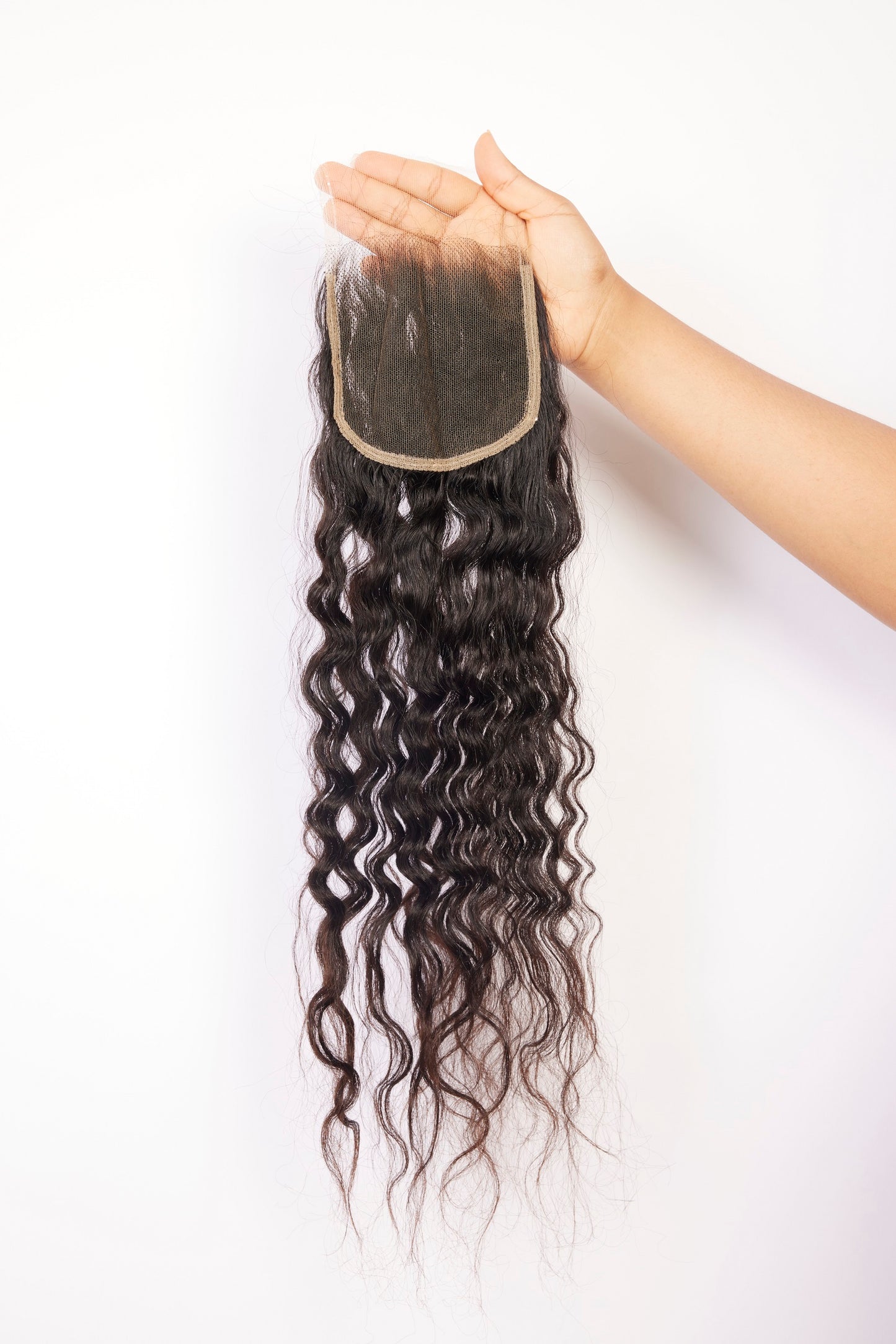 HD 5*5 Natural curly - Indian Closure