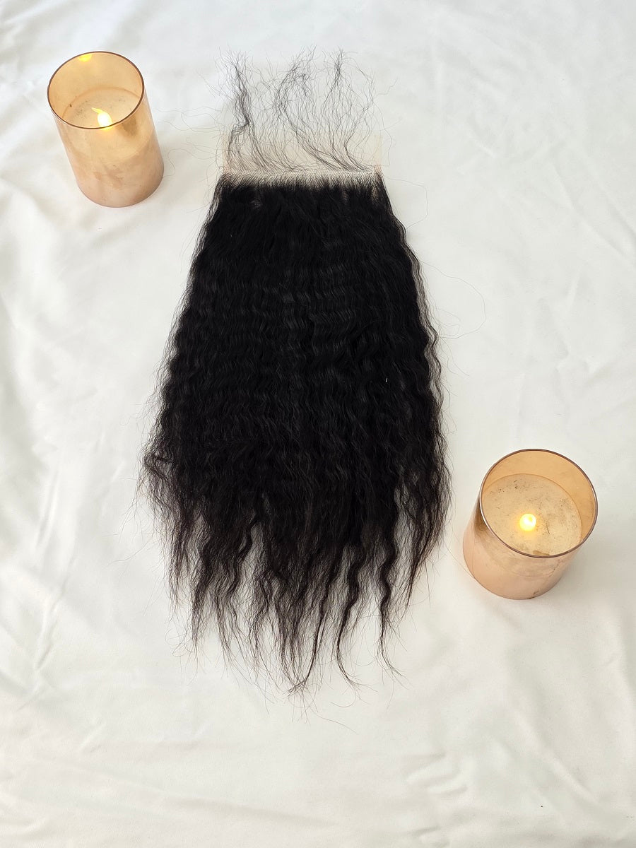 HD 5*5 Asian Kinky Straight Closure